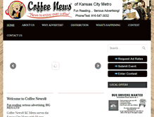 Tablet Screenshot of coffeenewskcmetro.com